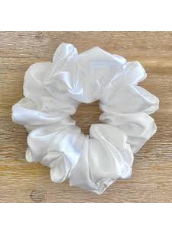 Holistic Silk رباط شعر حرير نقي هوليستيك حرير أبيض 1 قطعة - Image 1